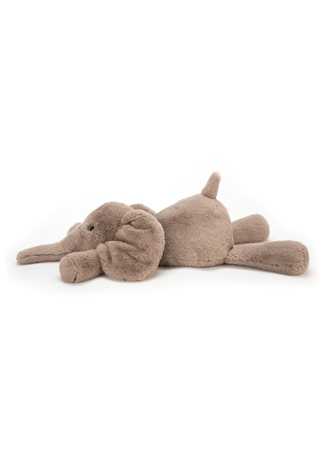 Jellycat فيل سمودج المحشو – لعبة محشوة ناعمة بأرجل كوردية، هدية عيد الحب لطيفة للأطفال والبالغين، مجموعة جليكات، 5 سم - Image 3